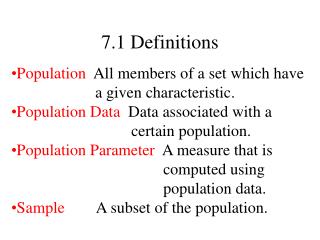 7.1 Definitions