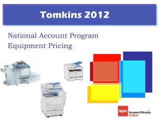 National Account Program Equipment Pricing