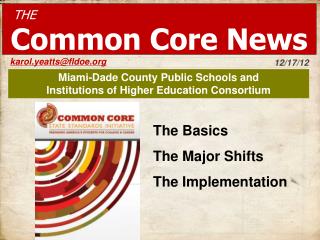 Miami-Dade County Public Schools and Institutions of Higher Education Consortium