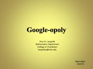 Google- opoly