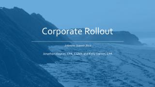 Corporate Rollout
