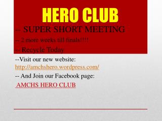 HERO CLUB
