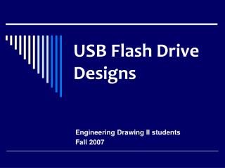 USB Flash Drive Designs