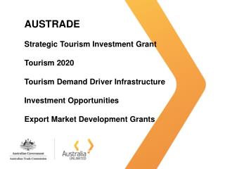Strategic Tourism Investment Grant 2012-2014