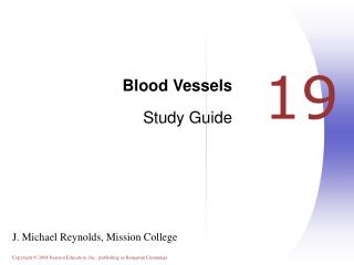 Blood Vessels Study Guide