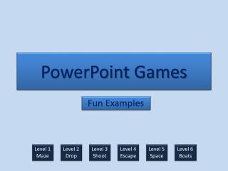 PowerPoint Games