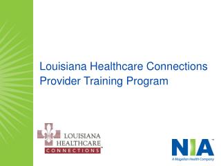 Louisiana Healthcare Connections Provider Training Program