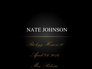 Nate johnson