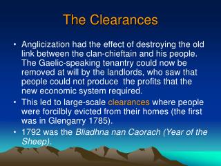 The Clearances
