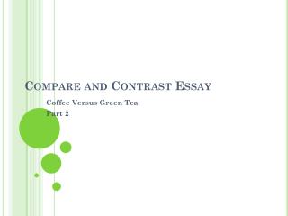 Compare and Contrast Essay