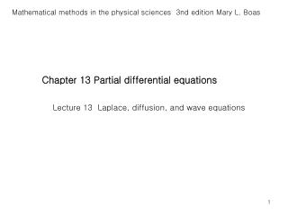 Chapter 13 Partial differential equations