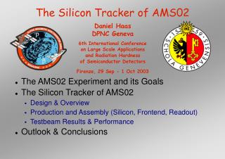 The Silicon Tracker of AMS02