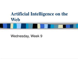 Artificial Intelligence on the Web