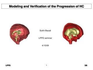 Modeling and Verification of the Progression of HC