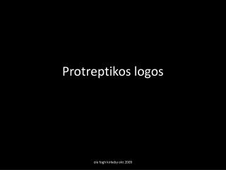 Protreptikos logos