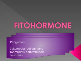 FITOHORMONE