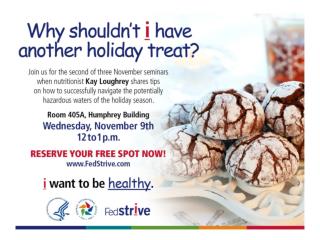 FedStrive Presents! Healthy Eating During the Holidays