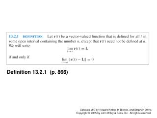 Definition 13.2.1 (p. 866)