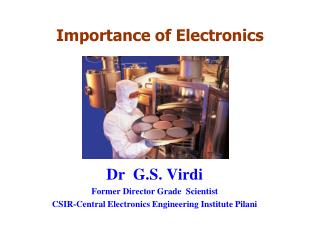 Importance of Electronics
