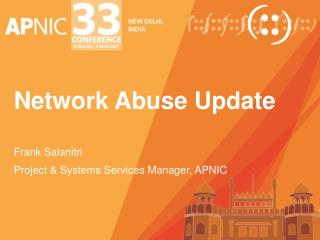 Network Abuse Update