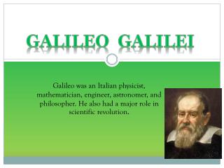 GALILEO GALILEi