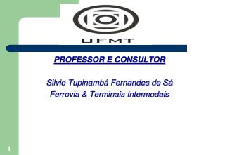 PROFESSOR E CONSULTOR Silvio Tupinambá Fernandes de Sá Ferrovia &amp; Terminais Intermodais