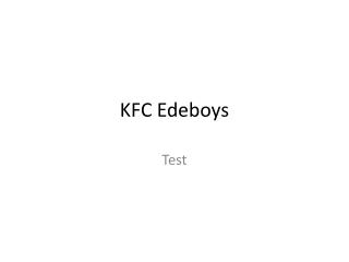 KFC Edeboys
