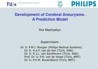 Development of Cerebral Aneurysms. A Prediction Model