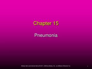 Chapter 15 Pneumonia