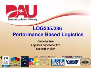 LOG235/236 Performance Based Logistics