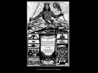 Th. Hobbes: Leviathan, 1651 (Frontispiz)