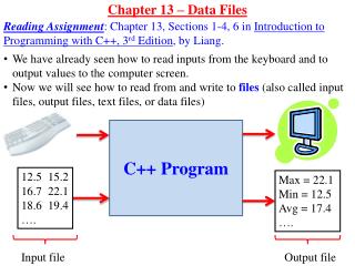 Chapter 13 – Data Files
