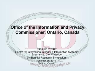 Office of the Information and Privacy Commissioner, Ontario, Canada
