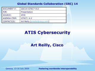 ATIS Cybersecurity