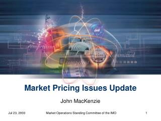 Market Pricing Issues Update