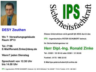 Zusammengestellt durch IPS - Ing.- Büro P. Schubert