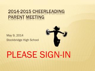 2014-2015 Cheerleading Parent Meeting