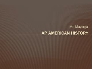 AP American history