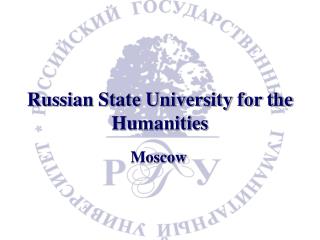 Russian State University for the Humanities