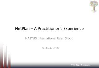 NetPlan – A Practitioner’s Experience