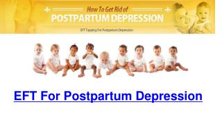 How To Get Rid of Postpartum Depression