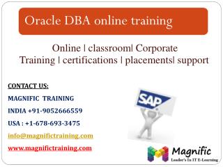 oracle DBA online training in uk,usa