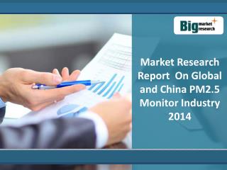 Global and China PM2.5 Monitor Industry Market Research Repo