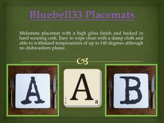 Bluebell33 Placemats