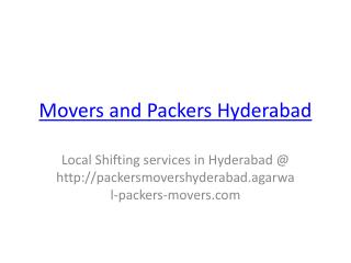 Faultless Moving Services In Hyderabad