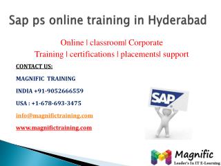 sap ps online training placements