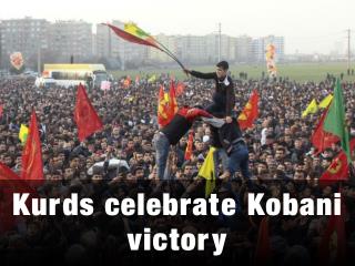 Kurds celebrate Kobani victory