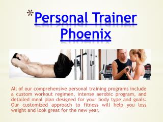 Fitness Trainer Phoenix
