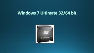 Get A Windows 7 Ultimate 32/64 bit Product Key