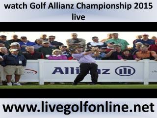 2015 Champions Tour Allianz Championship Golf online live